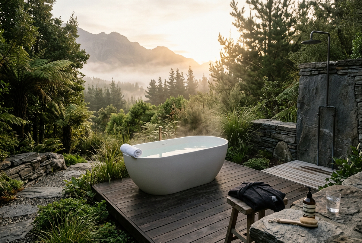 Outdoor Showers & Tubs